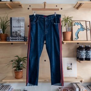 Mother Insider Crop Step Fray Speed Racer 32”